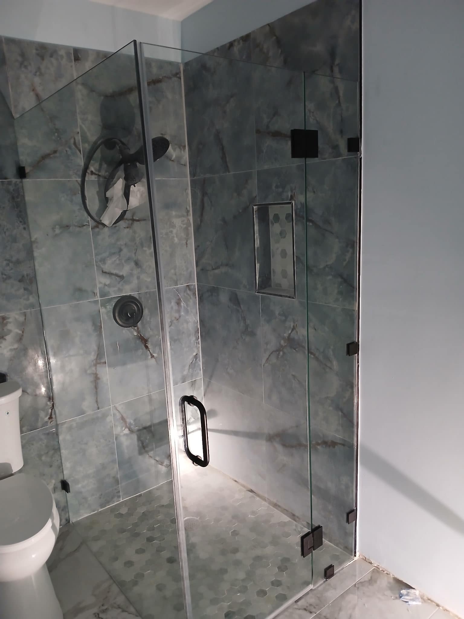 Puertas para baños de cristal, tampa, miami, florida